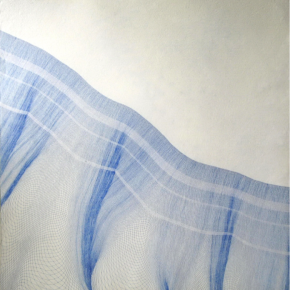 Blue Drawing no.2, 2007, drawing on paper, 95x99 cm