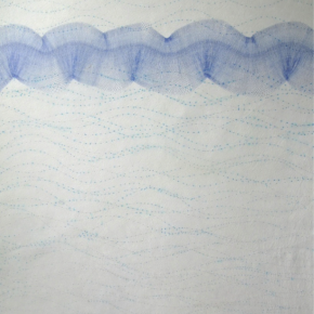 Blue drawing no.1, 2007, ink on paper, 85x65 cm