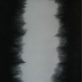 The Nocturne no.3, 2007, drawing on canvas, 150x100 cm